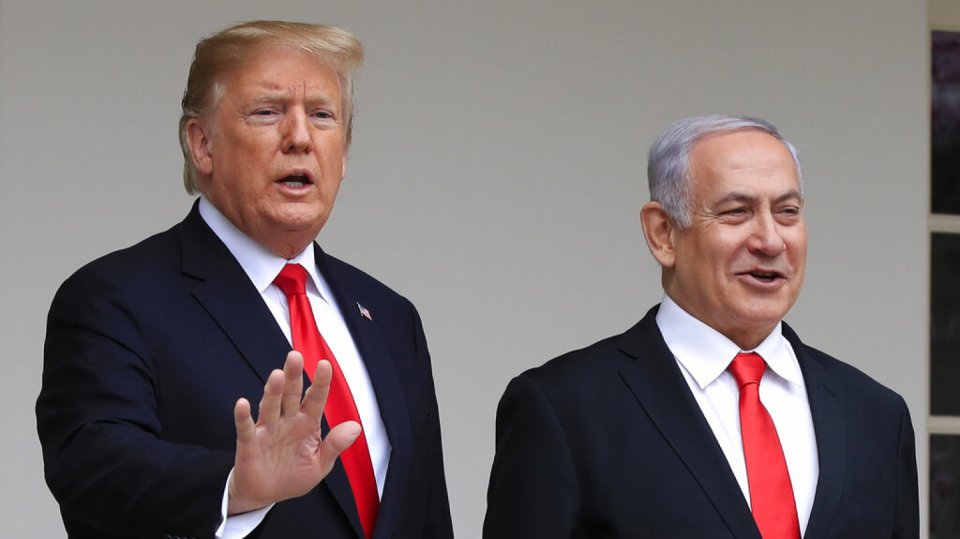 Donald Trump a Benjamin Netanjahu